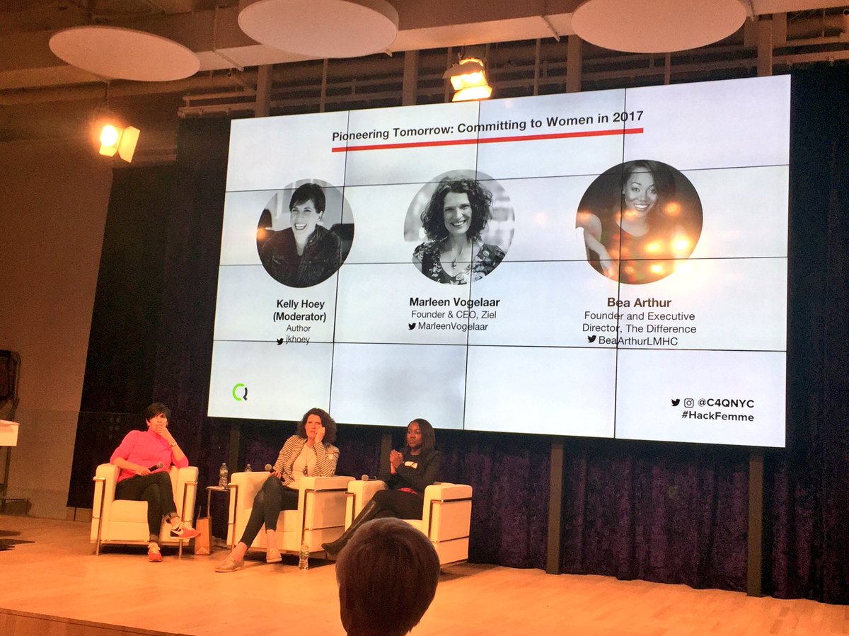 steadyonthego's tweet photo. "Follow the recipe but make your own sauce" -@BeaArthurLMHC dropped some gold at #hackfemme https://t.co/G0aiKhevbR