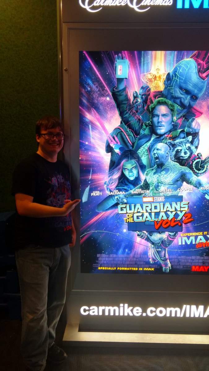 MrChandMan98's tweet photo. @funko @funko here's from my second viewing of the movie #GOTGPopTee! https://t.co/WoFH7HiN6i