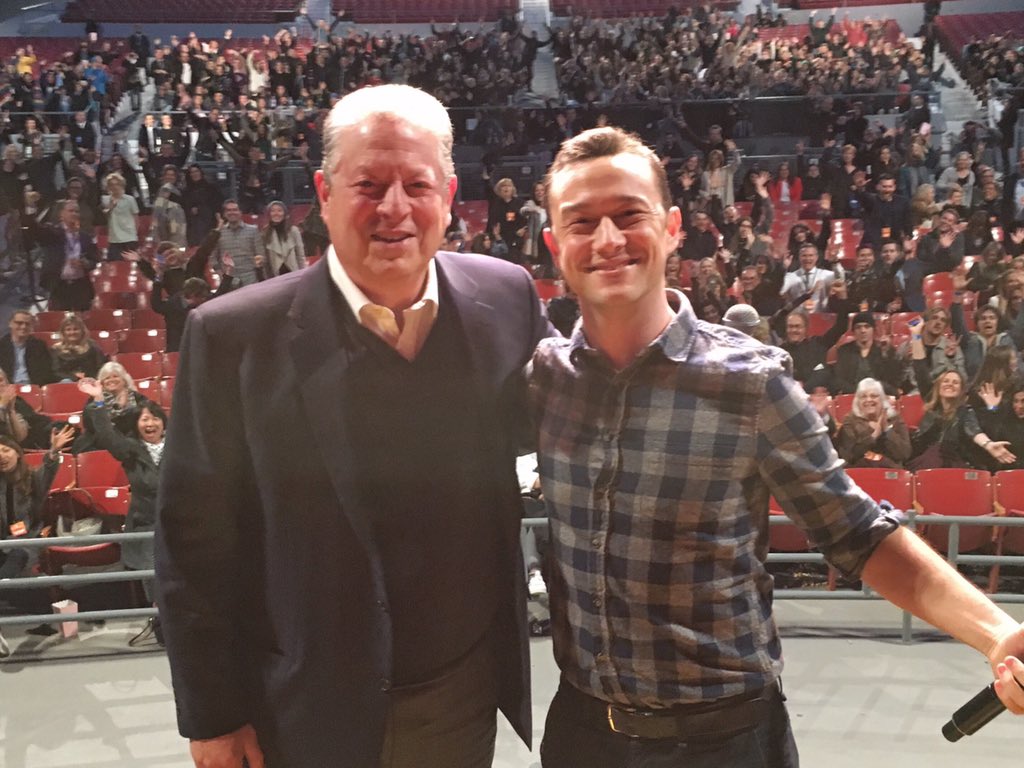 .<a href="/algore/">Al Gore</a>, @hitrecordjoe and two thousand more pledged to #BeInconvenient tonight. Join us in the movement to protect our home. 🌎