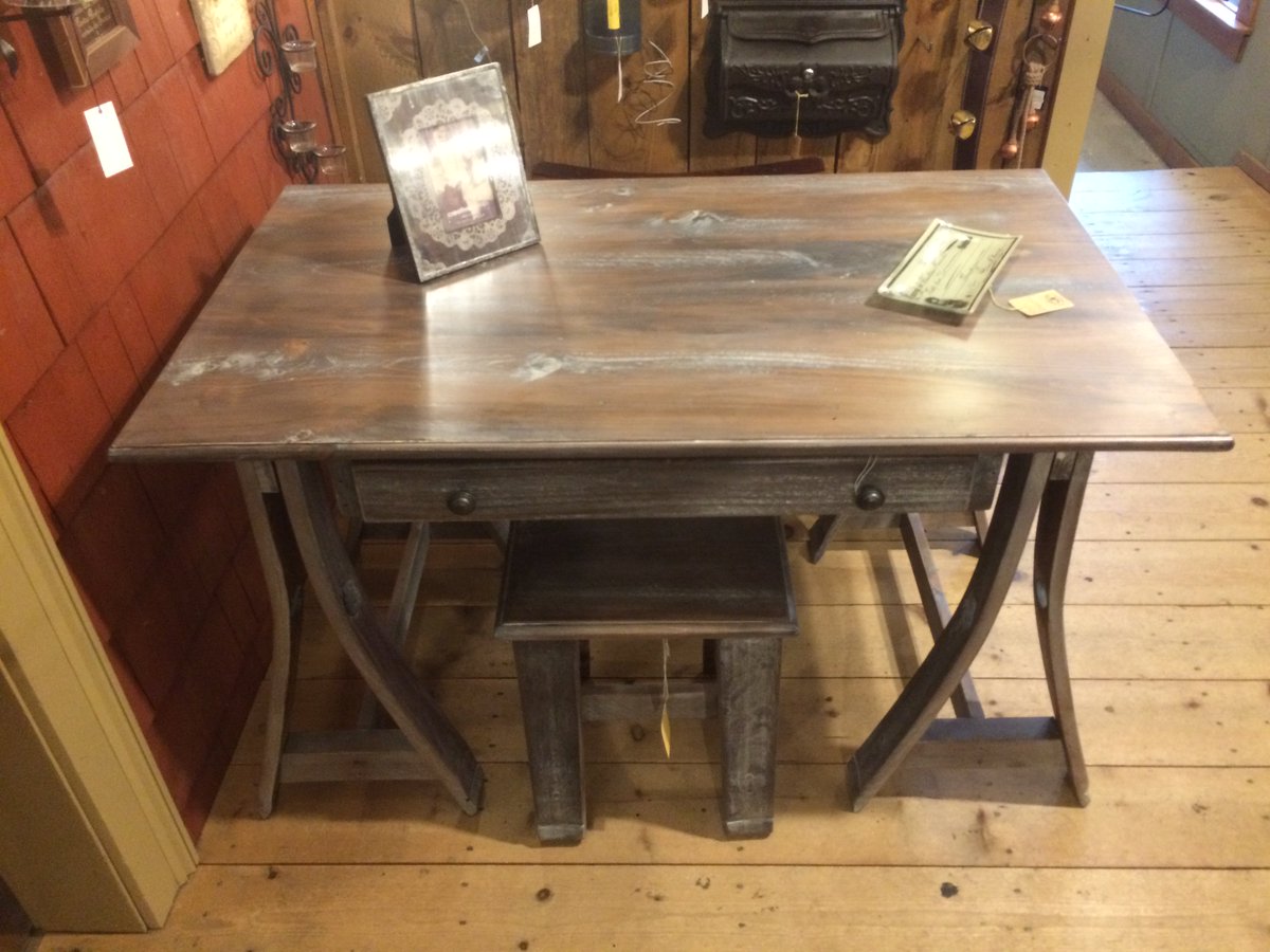 OldCountryStor's tweet photo. New drift wood finish desk/table just arrived. Always something new at the Old Country Store! https://t.co/k0BwMZi6gk