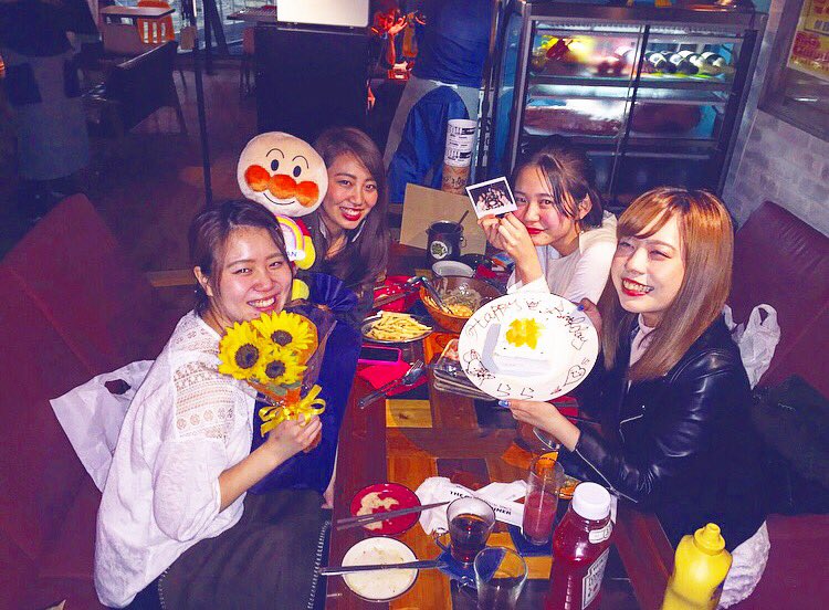 💗💗🎂&amp;💍&amp;👶🏽💗💗
らんらんのトリプルオメデトウ会ッッ最高にクレイジーでいいママになるだろうなって思う😤(笑)結婚妊娠本当にオメデトウ幸せになってね👨‍👩‍👧💕💕<a href="/Ra2Sp/">蘭子</a>  @okd__1996  <a href="/S2Skxw/">あや</a>
