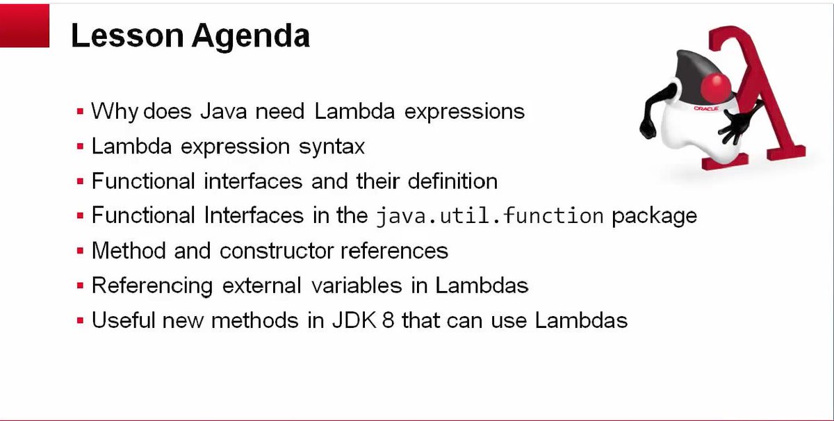 java's tweet photo. Beginner Tutorial:

Reasons for adding lambda expressions to the Java language.

https://t.co/Trn1SEMA2S https://t.co/cGk1ZXajwI