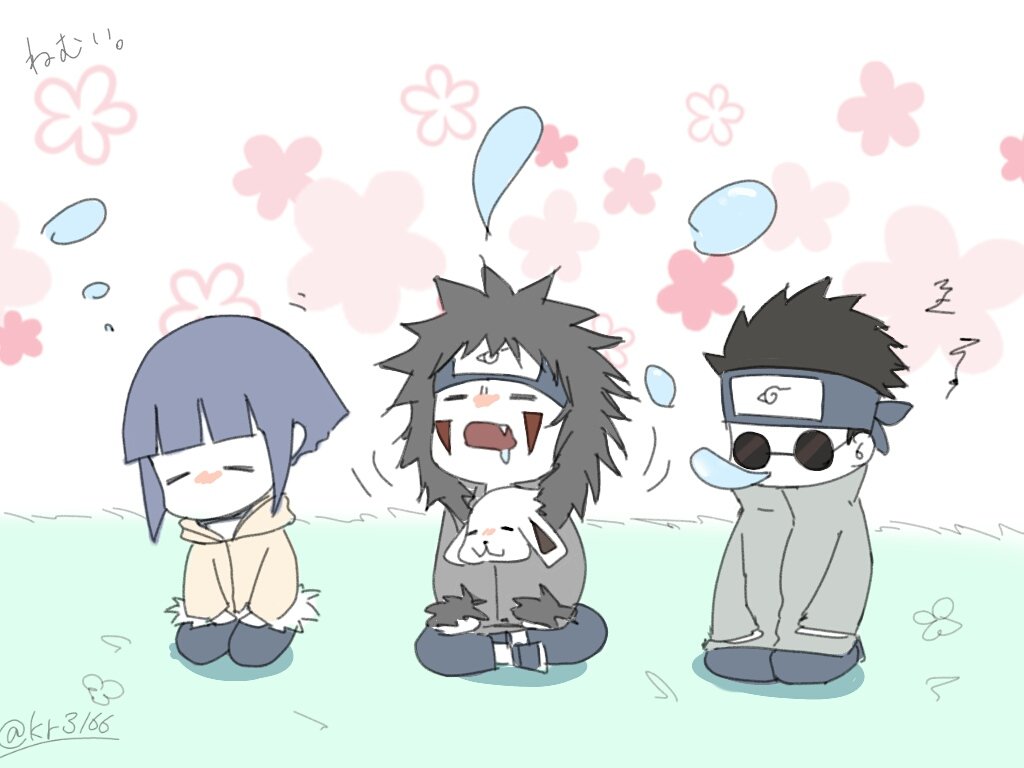 自分が昨夜眠気に負けたために遅刻です。
お題「眠い」
#NARUTO版深夜のお絵描き60分一本勝負
