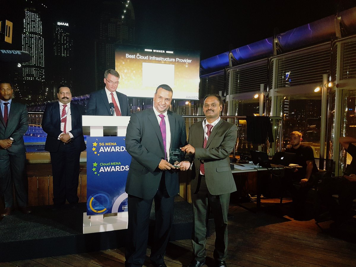 dutweets's tweet photo. Another achievement for #TeamBlue! We're honored to win the Best Cloud Infrastructure Provider of the Year at the #CloudMENA Awards 2017. 💙 https://t.co/vfbboZDT3X