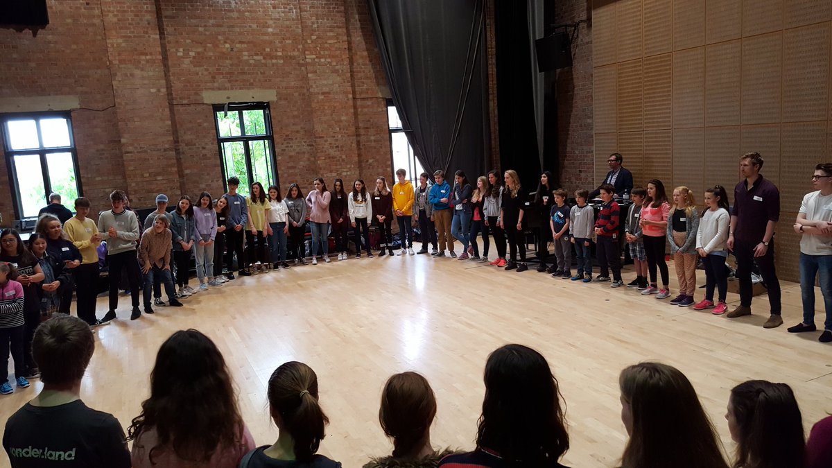 glyndebourne's tweet image. What better way to celebrate #operadays  than with over 60 young people at their first Belongings rehearsal #LoveOpera #belongingsopera