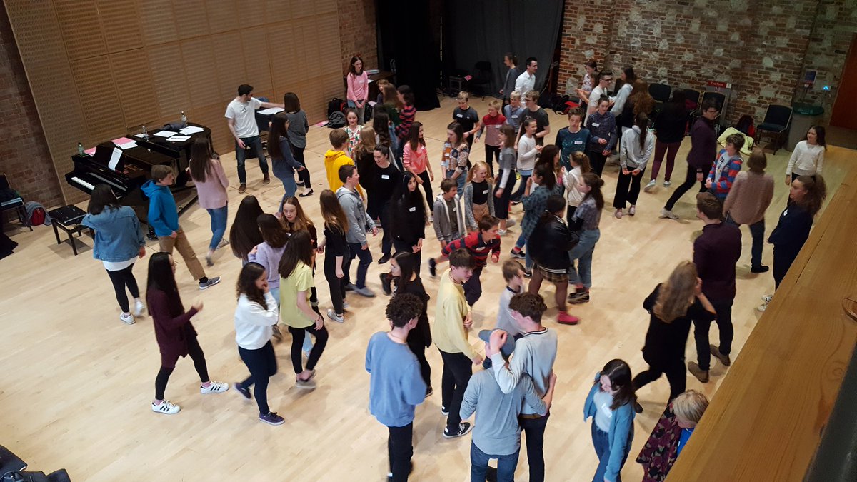 glyndebourne's tweet image. What better way to celebrate #operadays  than with over 60 young people at their first Belongings rehearsal #LoveOpera #belongingsopera