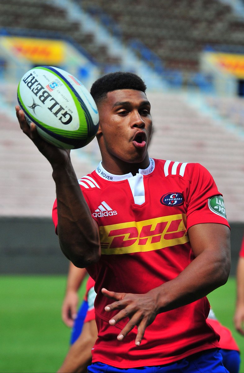 THESTORMERS's tweet photo. Happy 19th birthday to #DHLStormers young gun Damian Willemse. Have a good one, Gaza! #iamastormer #WeStandTogether #bornin98 #Gaza https://t.co/I4Xi5OQrgG