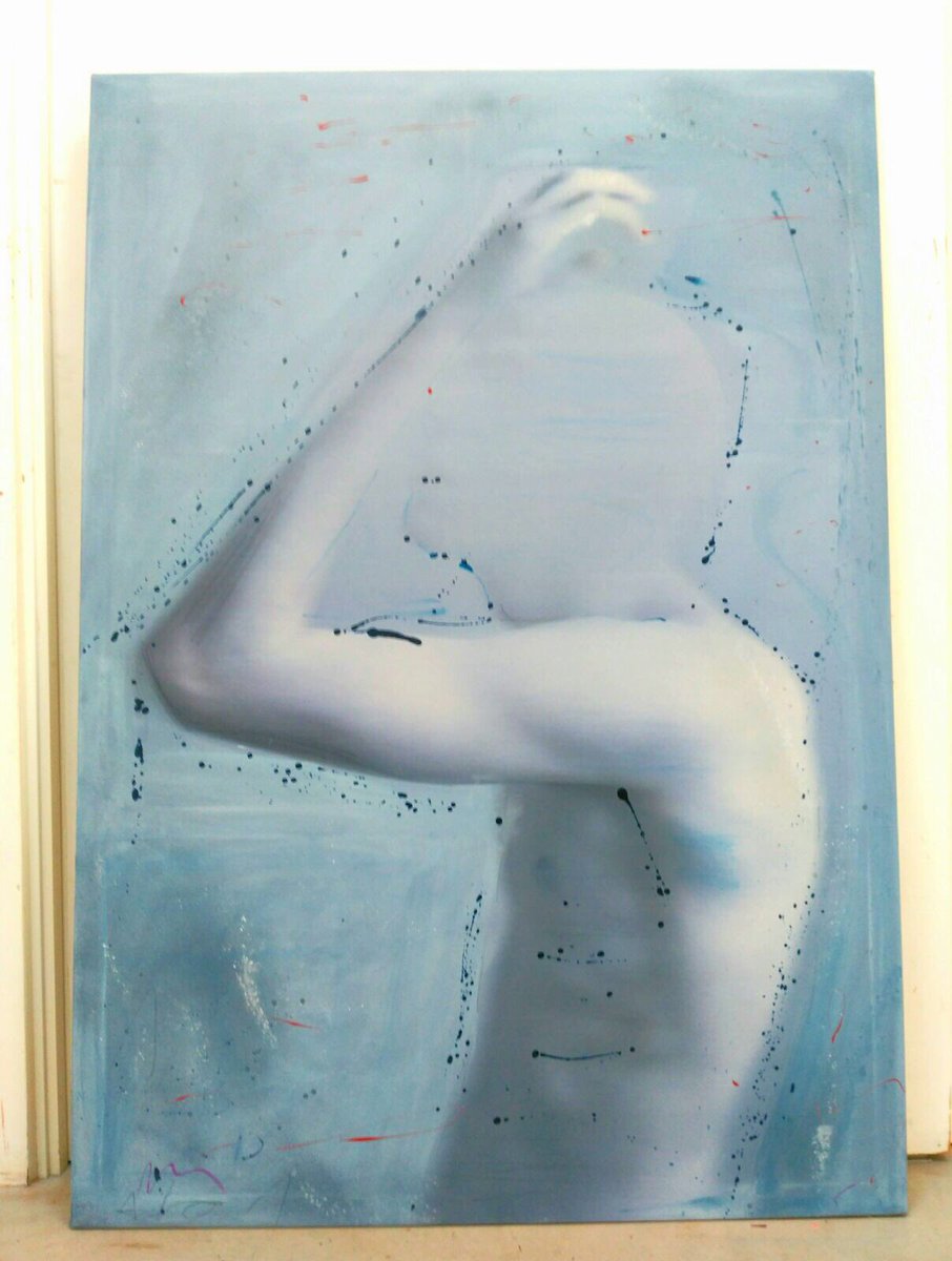 Técnica mixta. Mi obra 160X120 cm #photo #fotografia #arte #art #gallery #pintura #Exposition #texture #texturas #FelizDomingo