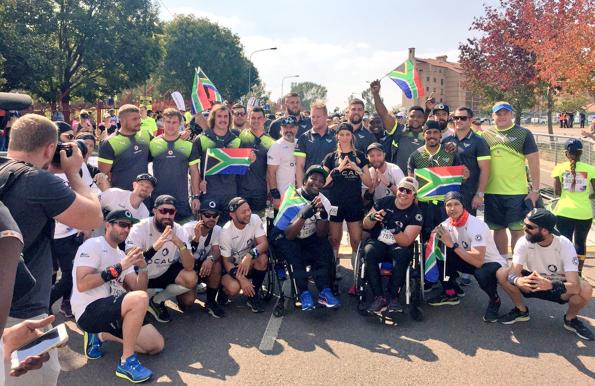 Our <a href="/BlueBullsRugby/">Official Blue Bulls</a> boys supports <a href="/ocalglobal/">ocalglobal</a> at the <a href="/WFLWorldRun/">Wings for Life World Run</a> in Pta! You guys are truly inspirational! 🔥#differentlyabled #WorldRun