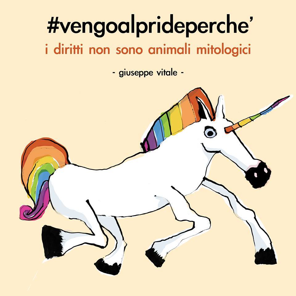#vengoalREmiliaPrideperchè secondo l'artista Giuseppe Vitale!  
Continuate a mandarci foto per manifestare supporto al #REmiliaPride