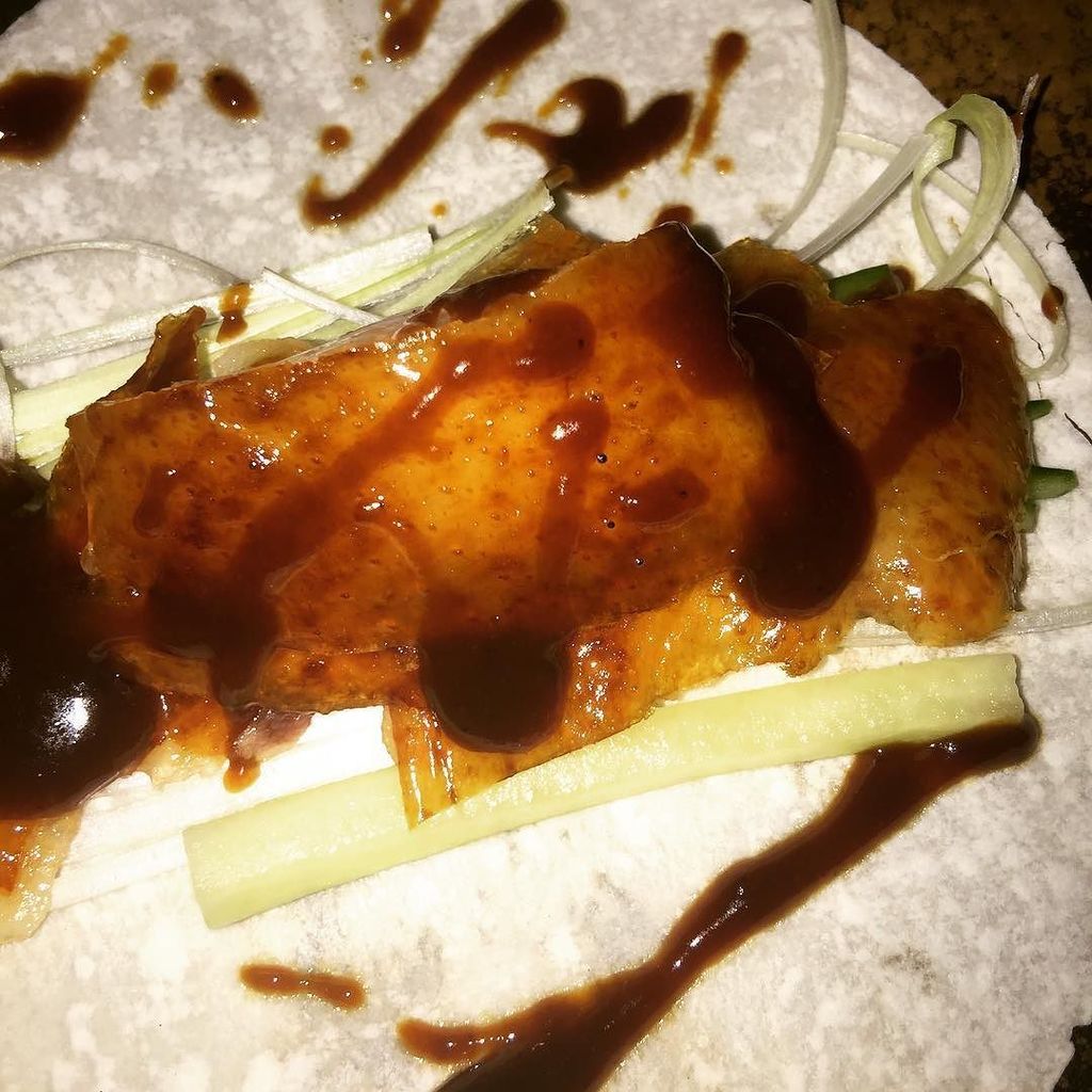 Classic duck pancakes @maidenshanghaidubai. Uber-chic interior, perfect service, fabulous food - and it was only t… ift.tt/2qcPOde