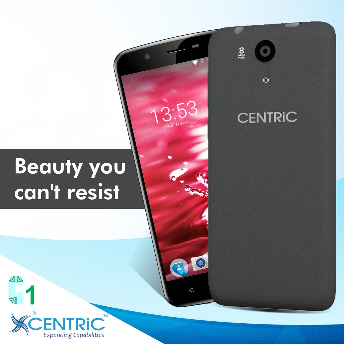 Centric_IN's tweet photo. CENTRiC G1 has been aesthetically designed to be yours.
#AestheticDesign #Beauty #CENTRiCSmartphones #ExpandingCapabilities #Android https://t.co/LvbNTStREH