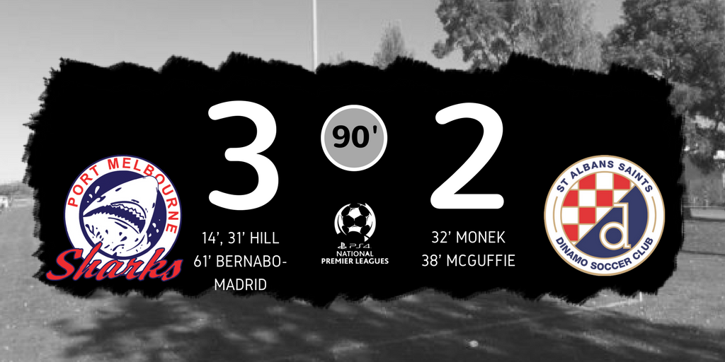 stalbansdinamo's tweet photo. [FT] 3-2. Not the ending we wanted. @PMSCSharks take all the three points. #PS4NPLVIC #PMvSAS https://t.co/i1pdj8xv87