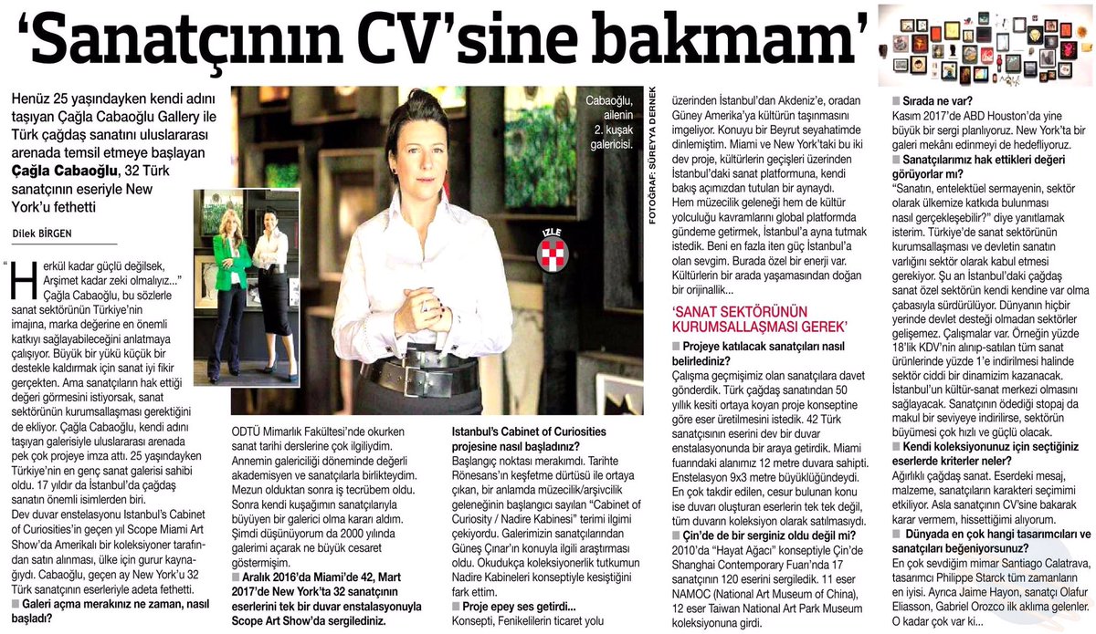 Ayrıntılar Habertürk HT Pazar Eki'nde, dilekbirgen.com.tr adresinde ve Dilek Birgen appstore ve googleplay uygulamalarında.