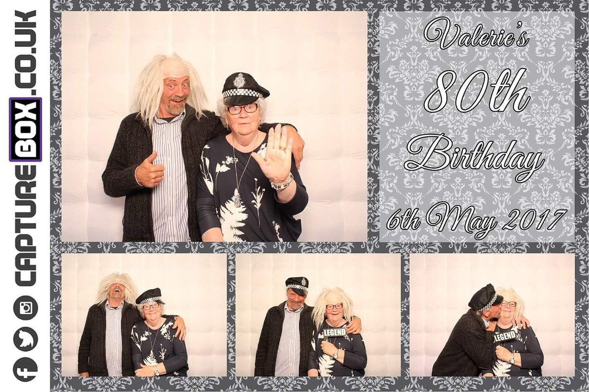 capture_box's tweet image. We asked Valerie to come on over and she duly obliged! Happy 80th Valerie!
capturebox.co.uk/your-photos
#CaptureBox #PhotoBooth