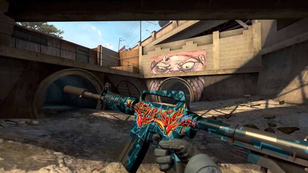 FACTCSGO's tweet photo. Happy Sunday with this amazing m4a1 ๐#csgofact #csgo #m4a1 https://t.co/MNbCWMOqLs