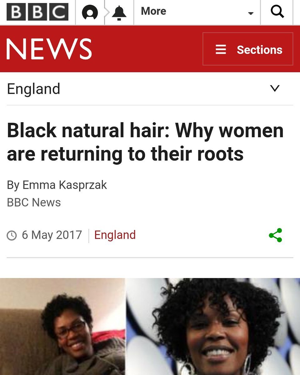 NativeNous's tweet photo. Interesting article from @BBCNews @kaspcat
https://t.co/8K0H19SDqr

#BBC #News #Media #NaturalHair #BlackWomen #Roots #Haircare #NativeNous https://t.co/VEQzHBIdfy