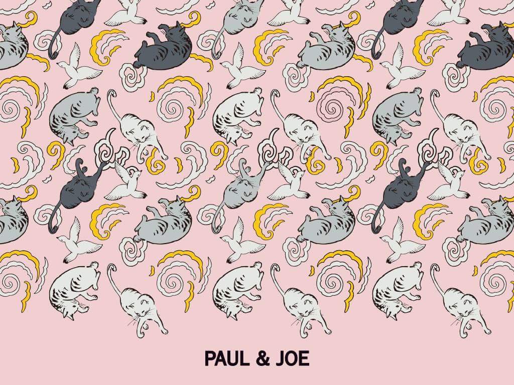 Paul Joe Beaute Jp Special Present 猫と鳥が楽しそうに舞い踊るサイシャデリック柄壁紙 プレゼント ぜひダウンロードしてください 6 1発売のパウダーと同じ柄です T Co 8bgoqnskbx ポールアンドジョー ポールアンドジョーデイ