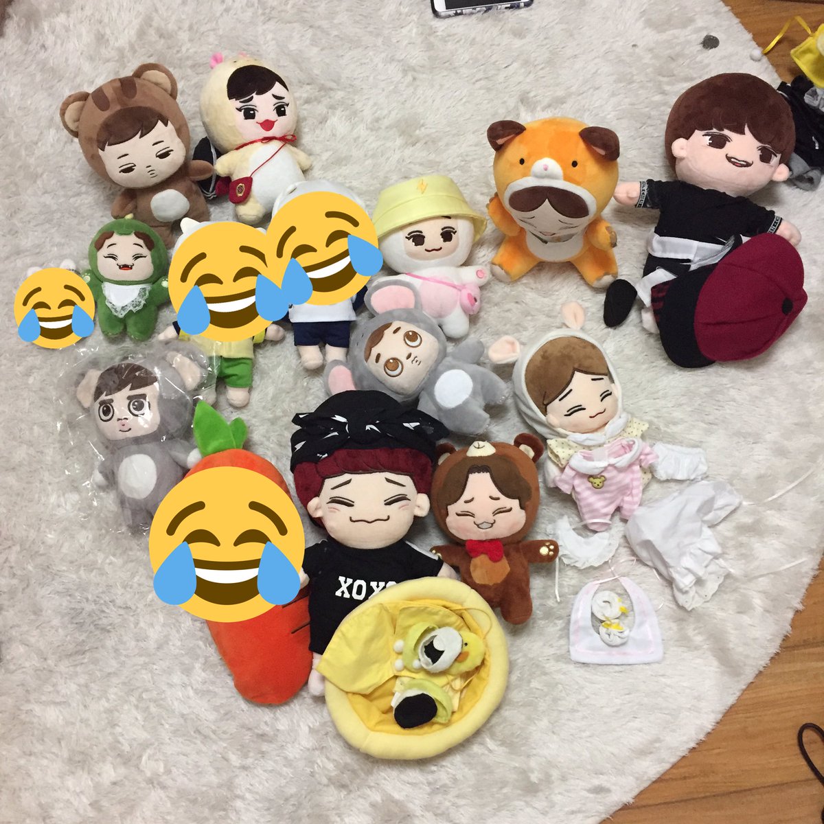 life_normal_'s tweet photo. 엑소인형 팝니다 
베돌체니(일괄우대)
반다나체니
콜미첸첸
체니베어
됴알라
하프체니
여우체니
다람쥐니니
햄체니
쥐됴리
멍냥룡즈 룡이
대부분 풀셋이고 스티커등은 없어요 원가로 팝니다 뎀주세요
#엑소인형 #엑소인형양도 https://t.co/d3tfVNEgKn