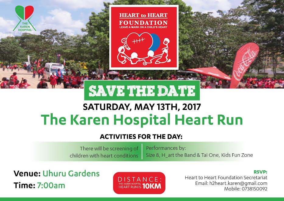 citizentvkenya's tweet image. The #KarenHeartRun raises funds to provide treatment for children with heart ailments from underprivileged backgrounds 
#Run4AHeart