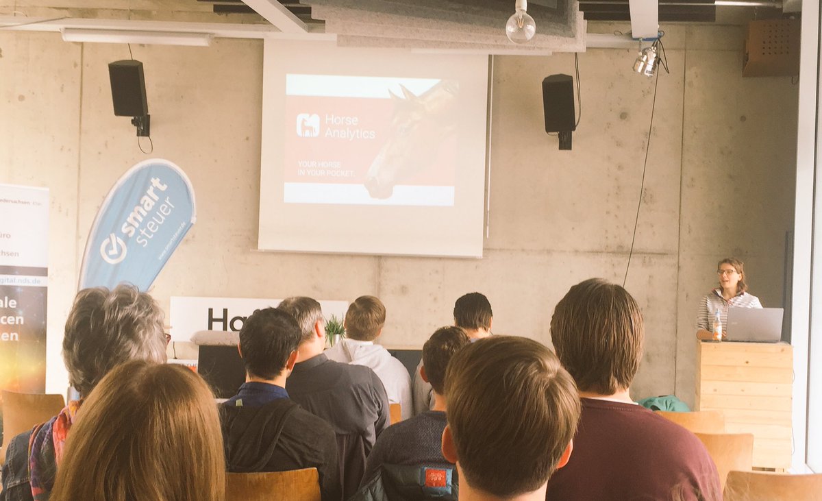 Tag 2 des #StartupLab #Hannover startet mit Keynote von Enri Strobel von <a href="/Horse_Analytics/">HorseAnalytics</a>