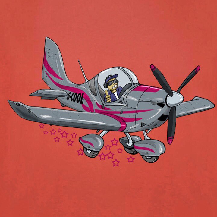 NeoGlitchXBT's tweet photo. Our latest TShirt design . See on https://t.co/gaRrxrVoqL .Eurostar EV97 Cartoon @BMAAUK #avgeeks #lightsports #microlight @EvektorAircraft https://t.co/Xz5pNqBmue