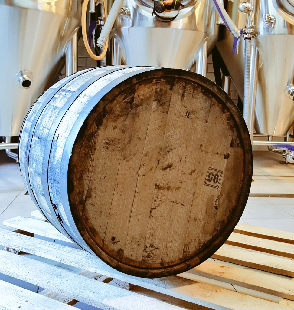 blacklabmatt's tweet photo. #ourfirstbarrel A recently emptied bourbon barrel! Filling it with our imperial stout #TheBlackWave soon! #independentbrewery #brewpub https://t.co/ZyYwOw18qv