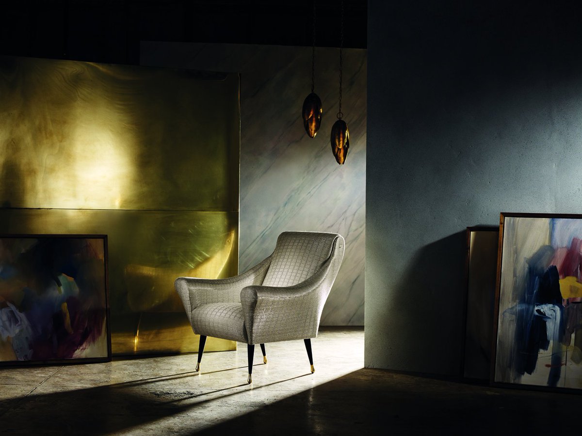 Poised to make an impact, the Oscar chair's iconic shape is a firm favourite with our Zoffany styling team.