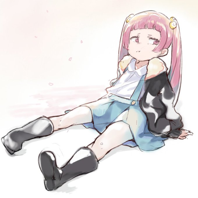 旧アカウント（トロ３）さんがTwitterに投稿した晴海シンジュ(ゾンビランドサガ)のイラスト。