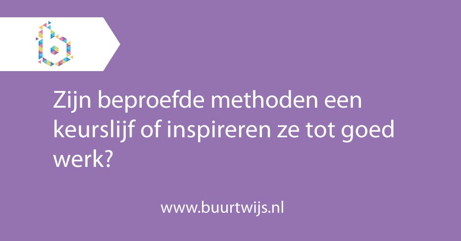 buurtwijs's tweet photo. Welke rol spelen methodieken in jouw werk als #buurtmaker?
Debatteer mee op 30 mei: https://t.co/XrS33y4kq9 https://t.co/aHFRec8GBP