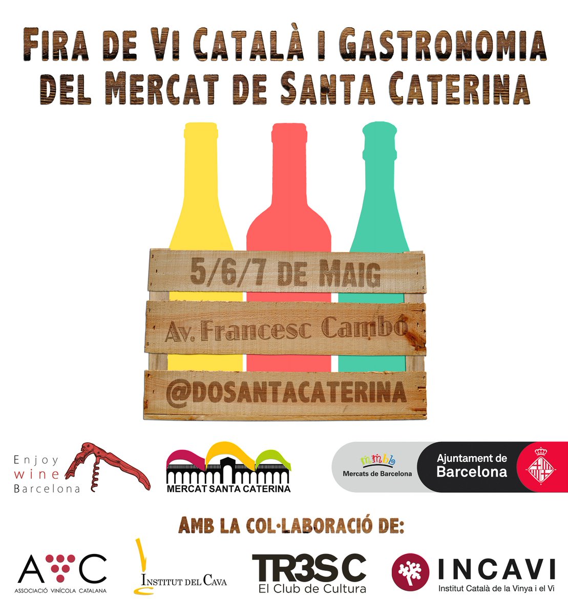 Celebra el #DiadelaMare amb una degustació de #vins al <a href="/mdsantacaterina/">mercatsantacaterina</a> <a href="/dosantacaterina/">Mercats amb D.O.</a> i marida'ls amb #gastronimia <a href="/incavicat/">INCAVI</a>