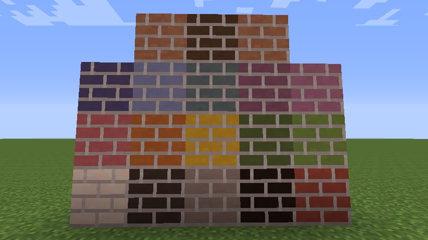 Minecraft News Ar Twitter Retweet If You Would Like Coloured Bricks To Be Added As A New Feature In A Future Mcpe And Minecraft Update D