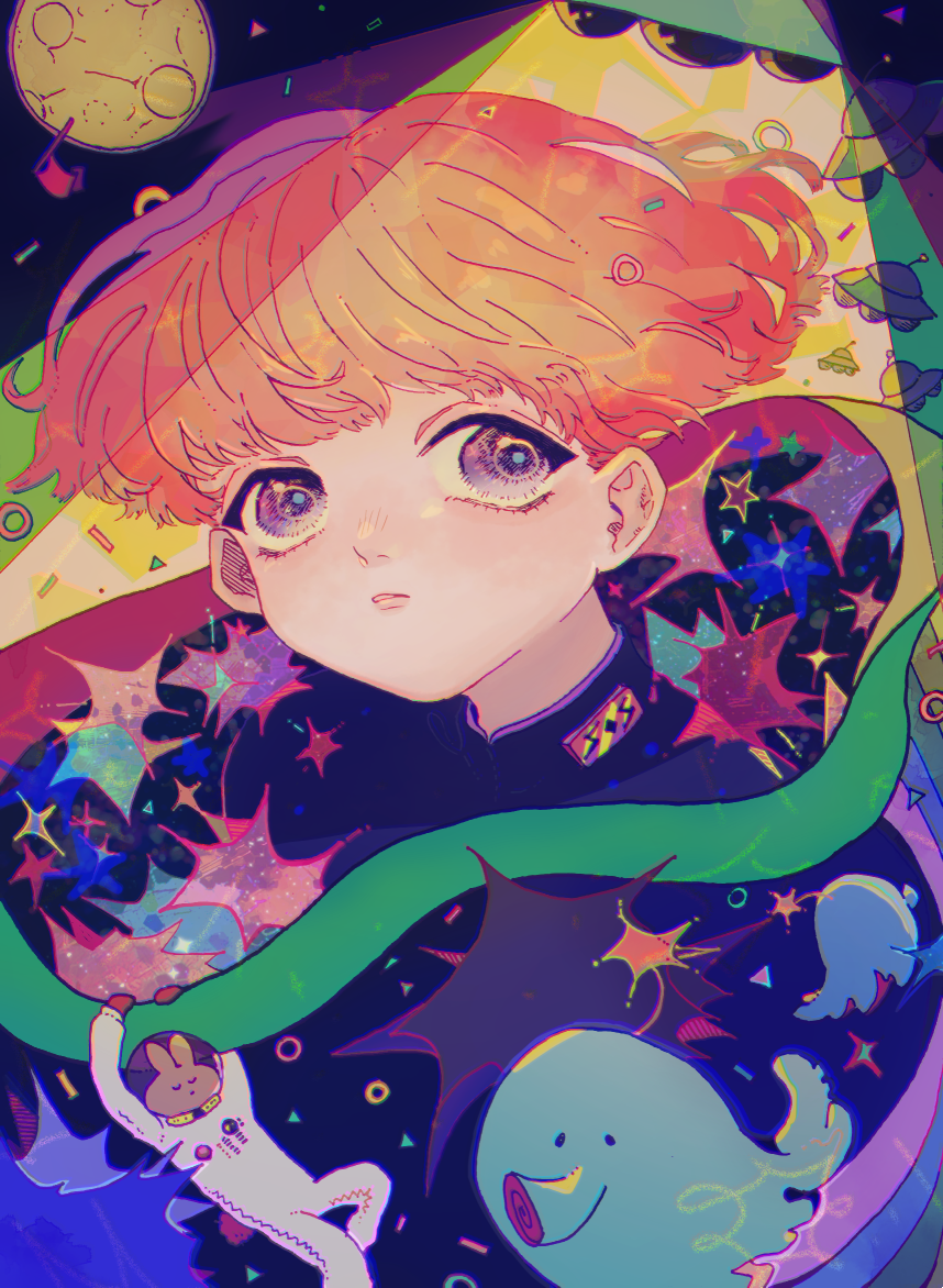 「惑星ぼく 」|回る酸素のイラスト