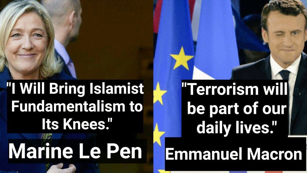 The biggest difference between the two candidates.

#ChoisirLaFrance #Marine2017