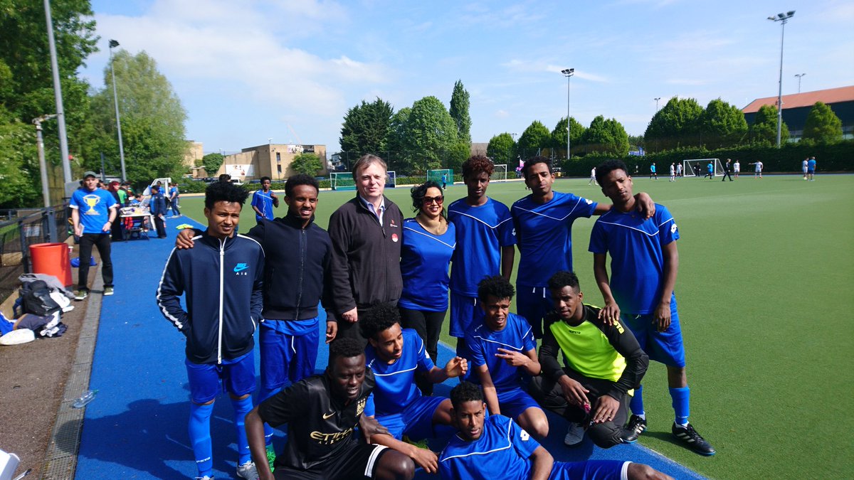 Great to see the refugee football tournament underway. Thanks to all who made it possible. Bringing communities together.