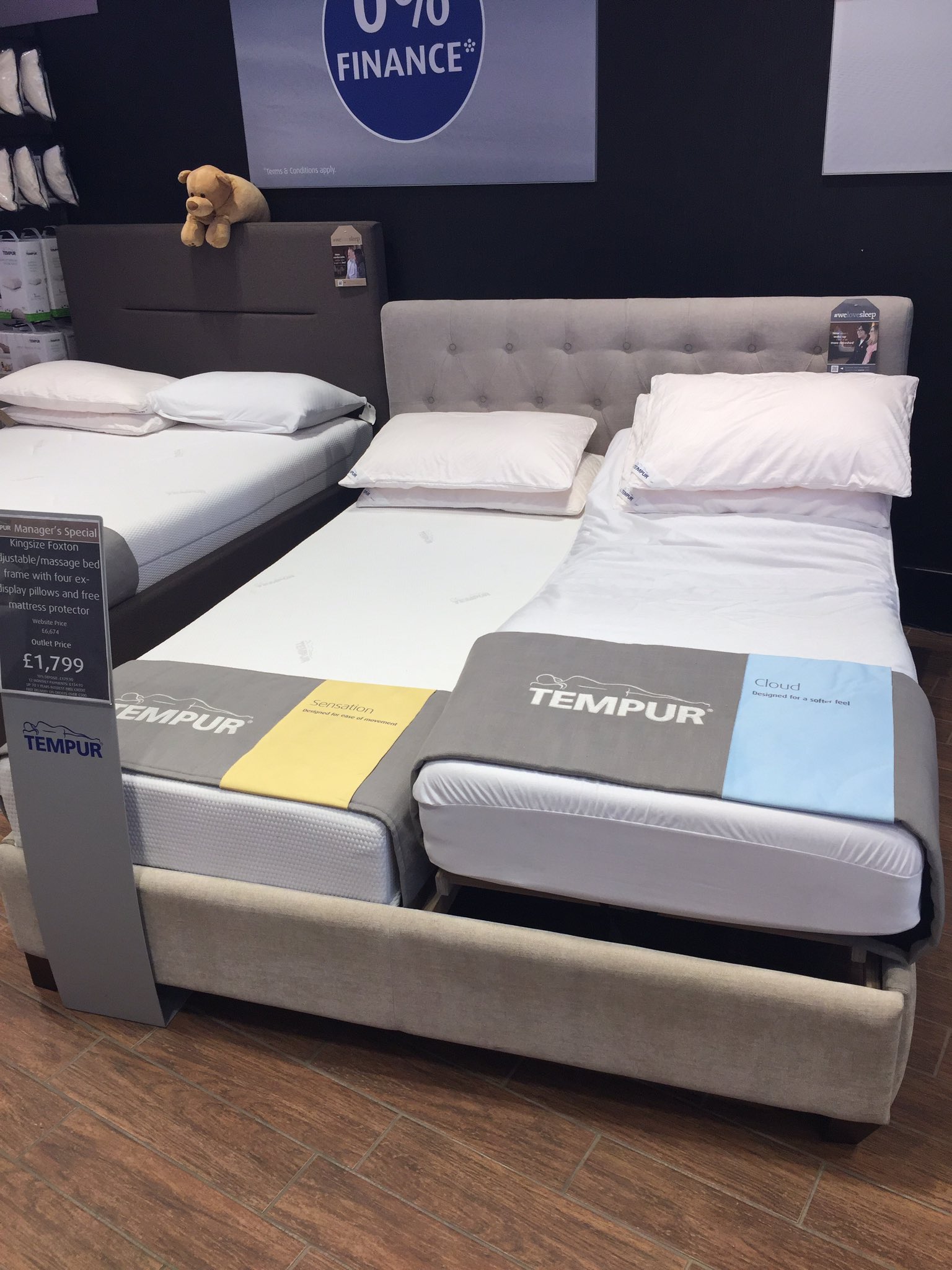 Tempur outlet discount