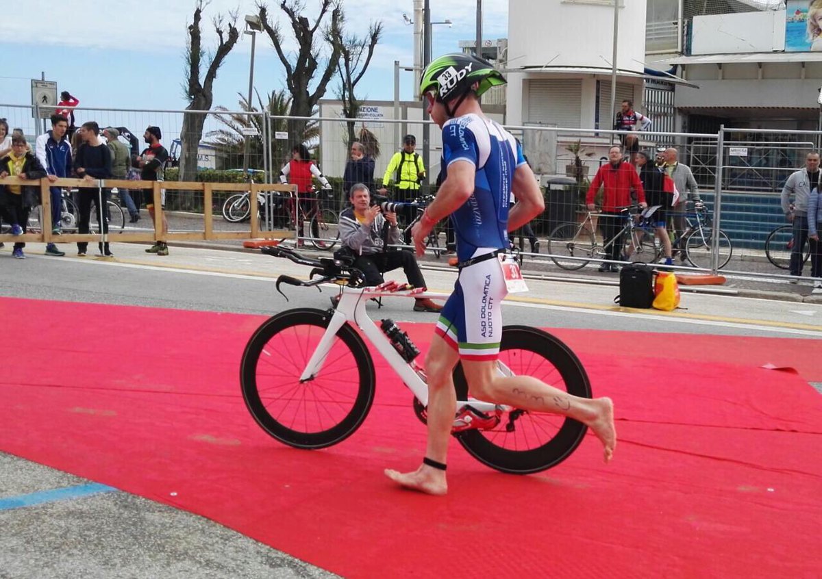 Triathlon_Time's tweet photo. T1 for @Tri_Norman, Age Group of @InfoDolonuoto #Triathlon Team, 9th  Place in @challengerimini 2016. #challengerimini https://t.co/G1lKoItRmH
