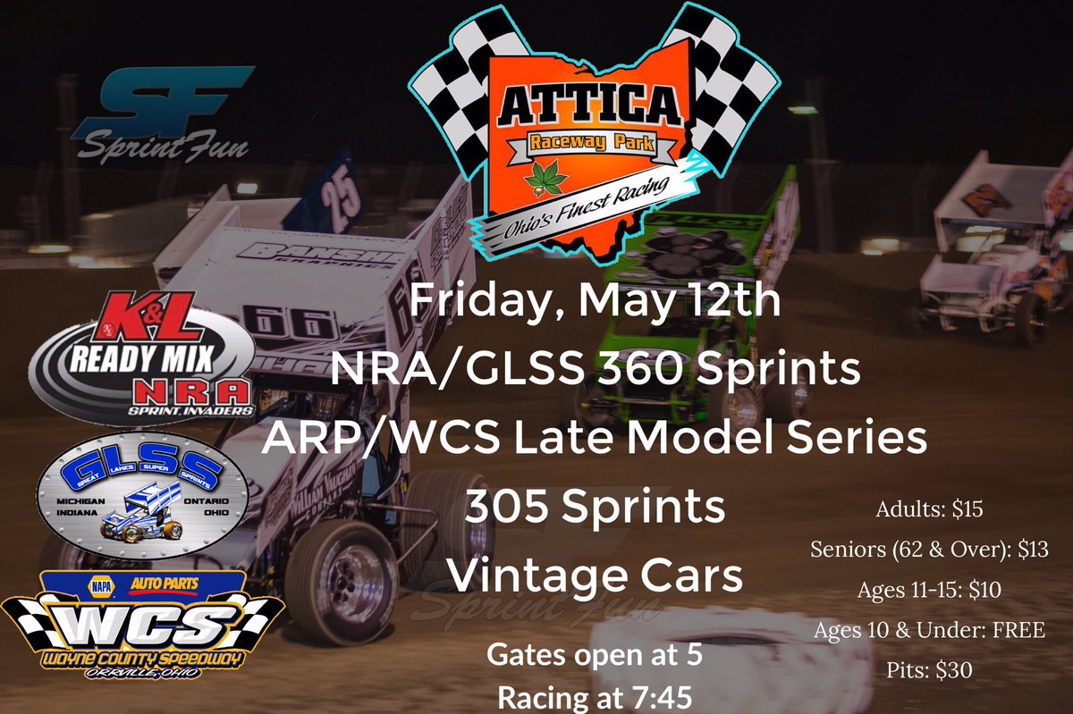 ❤️ &amp; RT for a chance to win a FREE pit pass to Friday's races! We will announce a winner Thursday evening!