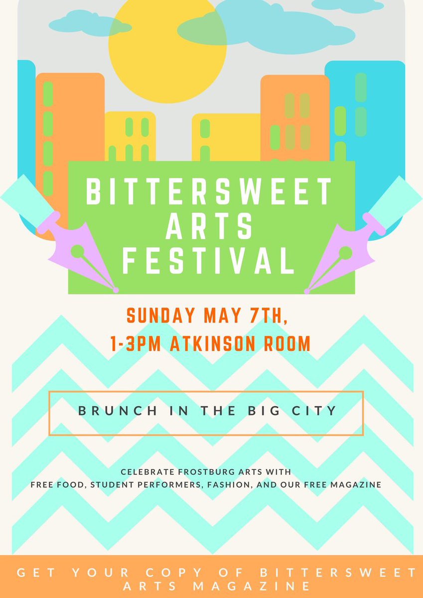 FSU_CCC's tweet image. Come out and support Frostburg art today! Free food, performances and fashion. You don't want to miss this 🙌🏾