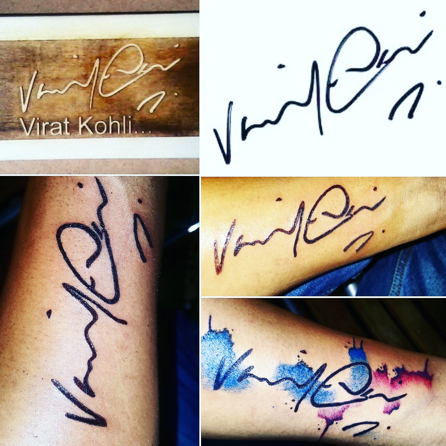 Page 8: Virat Kohli's Tattoo & Their Meanings | Virat Kohli Tattoo Pictures