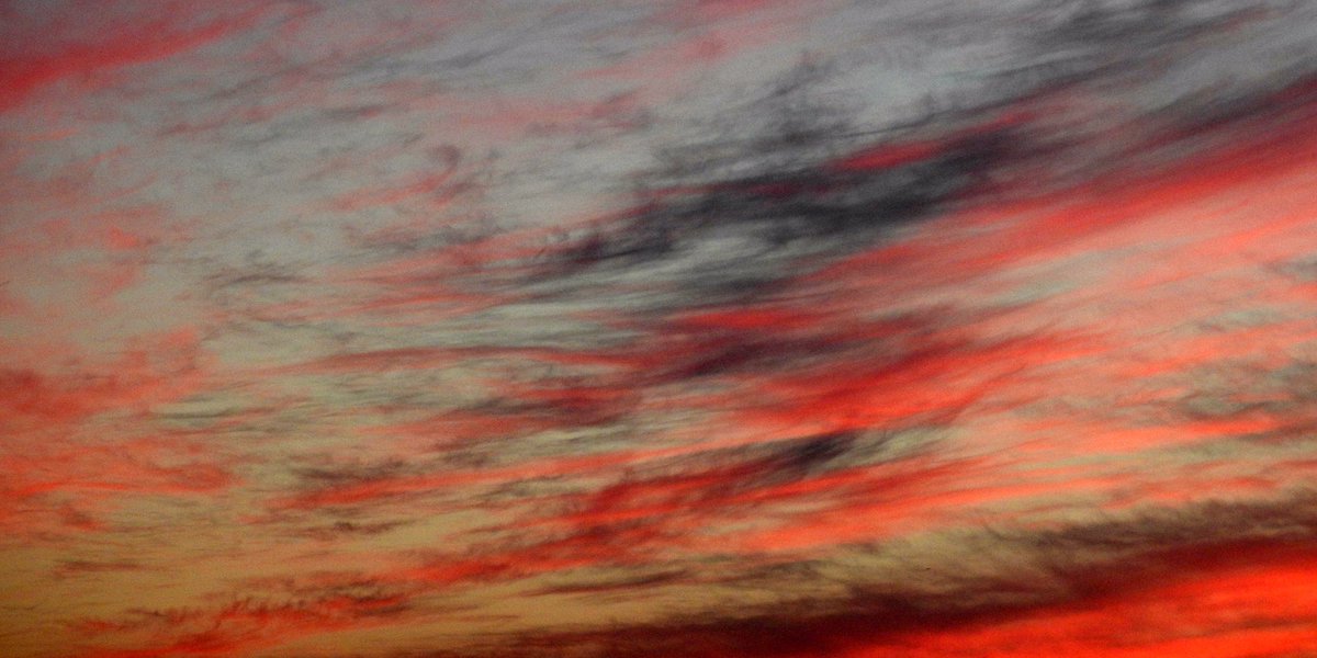 Gisteravond kort na zonsondergang.