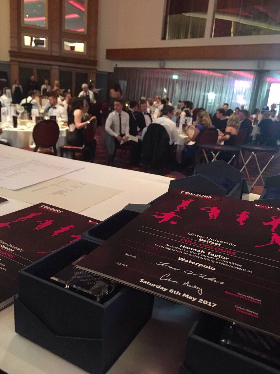micky_quigg's tweet photo. A fantastic evening last night at #Colours17 at @TitanicBelfast - Sport plays a vital role at @UlsterUni very proud of all our students! https://t.co/pNoRi1eF0H