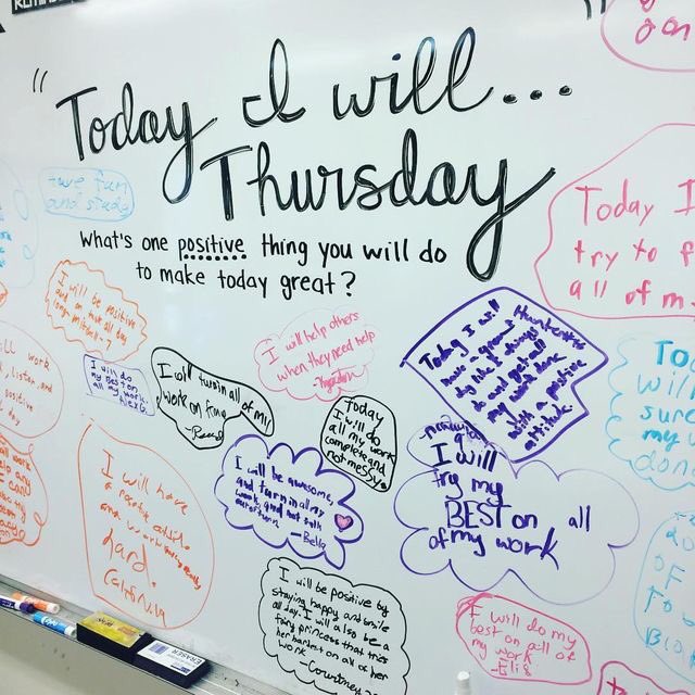 MissBWaddell's tweet photo. I am so passionate about Ss feeling valued in the classroom. Here's one way to teach positivity! #acuedu_p https://t.co/bNavN672i3