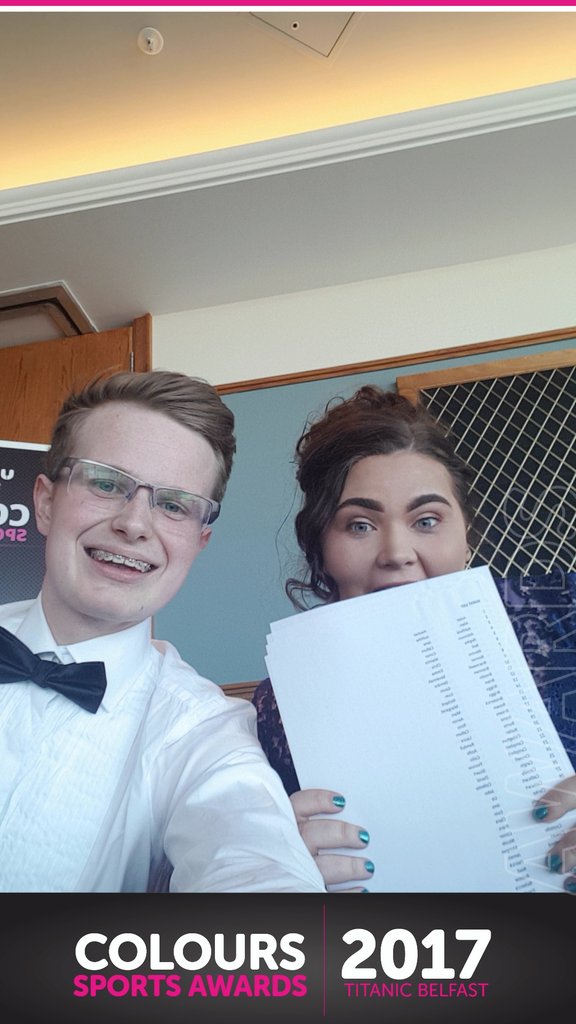 kevinmcstrav's tweet photo. Sublime night at #Colours17 celebrating excellence in sport at @UlsterUni. Thanks to @uususport for such an enjoyable night! https://t.co/zIkgKNQj8i
