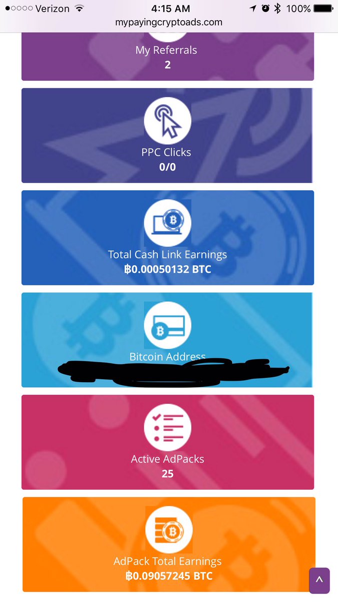 Another adpack another day or earning are you ready? mypayingcryptoads.com/ref/65799/sign… #Blockchain #mpca #bitcoin #money #earning #letsgetrich