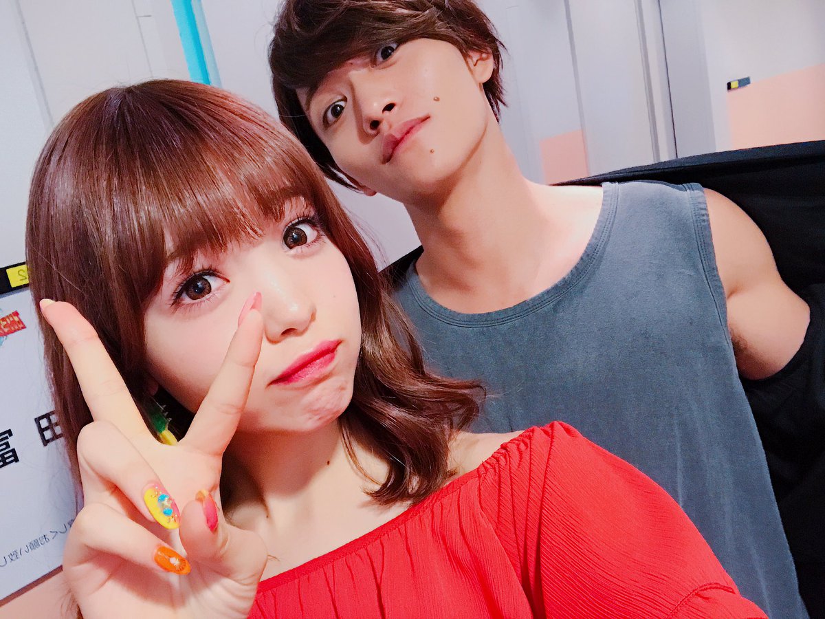 今日はなんと収録で富兄さんと一緒だった🤗こうやってテレビのお仕事が