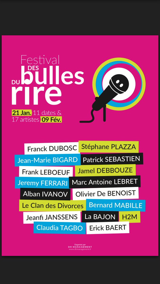Les bulles du rire version 2018 !
20 000 personnes dans les salles en champagne Ardenne !