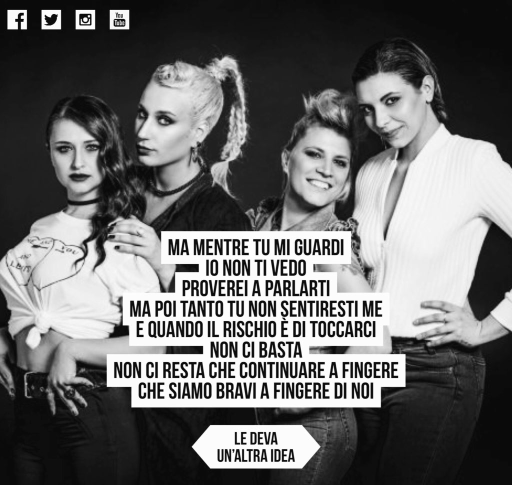 AlbertoBuzi's tweet photo. ➡️ https://t.co/ASxPJoCm3j
#LeDeva #4 #UnAltraIdea #NewSingle #NuovoSingolo #LauraBono #GretaManuzi #RobertaPompa #Verdiana https://t.co/pMAcfNexA5