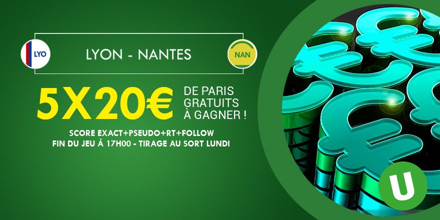 UnibetFrance's tweet image. ⚽️💰 Quel sera le score exact de  #OLFCN? 5x20€ de #freebet à gagner !  

#TeamParieur