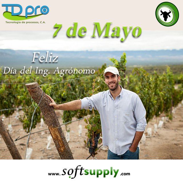 softsupply's tweet photo. Ingeniero Agrónomo, generador de cambios #FelizDiadelIngenieroAgronomo  Jomar Moran Ivonne Morales Pérez 
#GanSoft #Agronomia #Agronomos https://t.co/yL7V9zs7RH